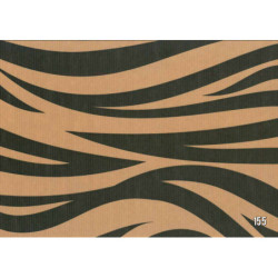 PAPEL REGALO ROLLO 62 SETIMPRES KRAFT CEBRA NEGRO K30N