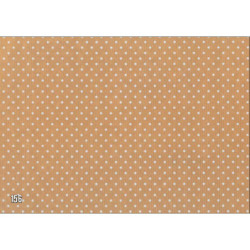 PAPEL REGALO ROLLO 62 SETIMPRES KRAFT PUNTOS BLANCO K32B