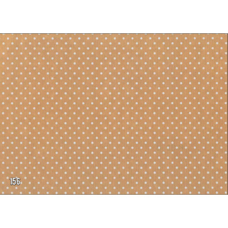 PAPEL REGALO ROLLO 62 SETIMPRES KRAFT PUNTOS BLANCO K32B