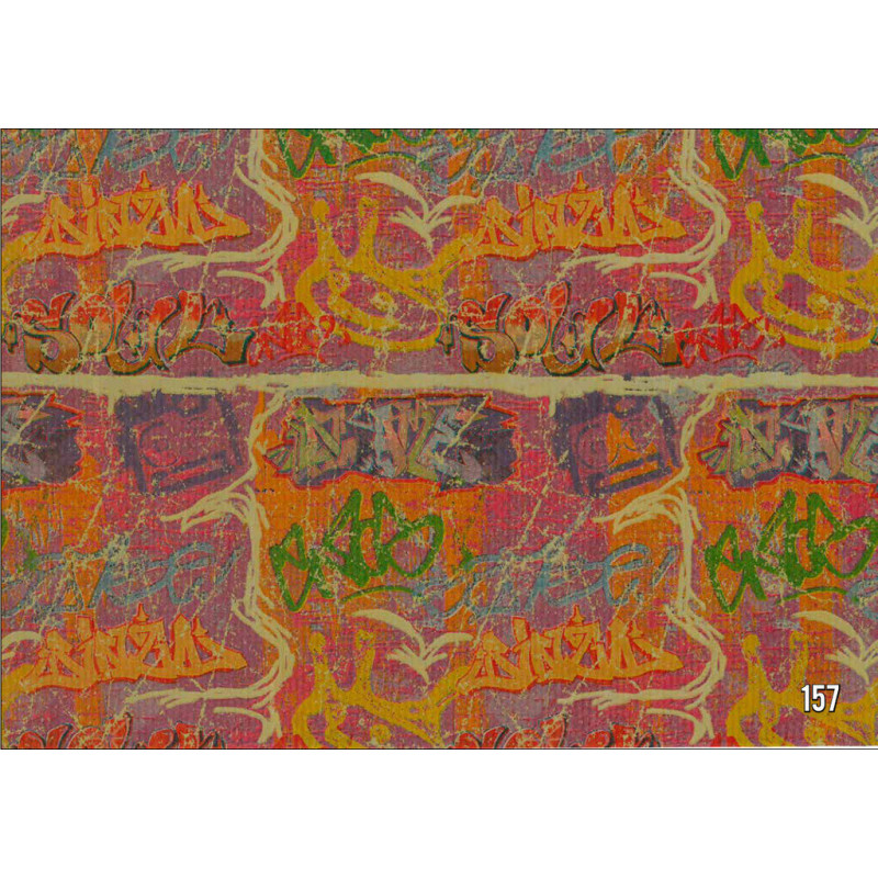 PAPEL REGALO ROLLO 62 SETIMPRES KRAFT GRAFFITI K33R