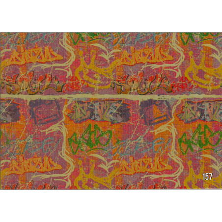 PAPEL REGALO ROLLO 62 SETIMPRES KRAFT GRAFFITI K33R