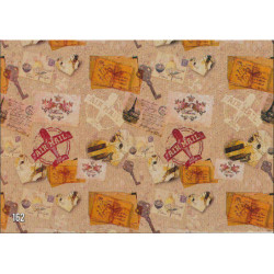 PAPEL REGALO ROLLO 62 SETIMPRES KRAFT VINTAGE K36R