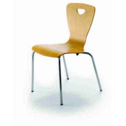 SILLA ESCOLAR MOD.211 TUBO ACERO CONTRACHAPADO HAYA AA 32 CM TAGAR