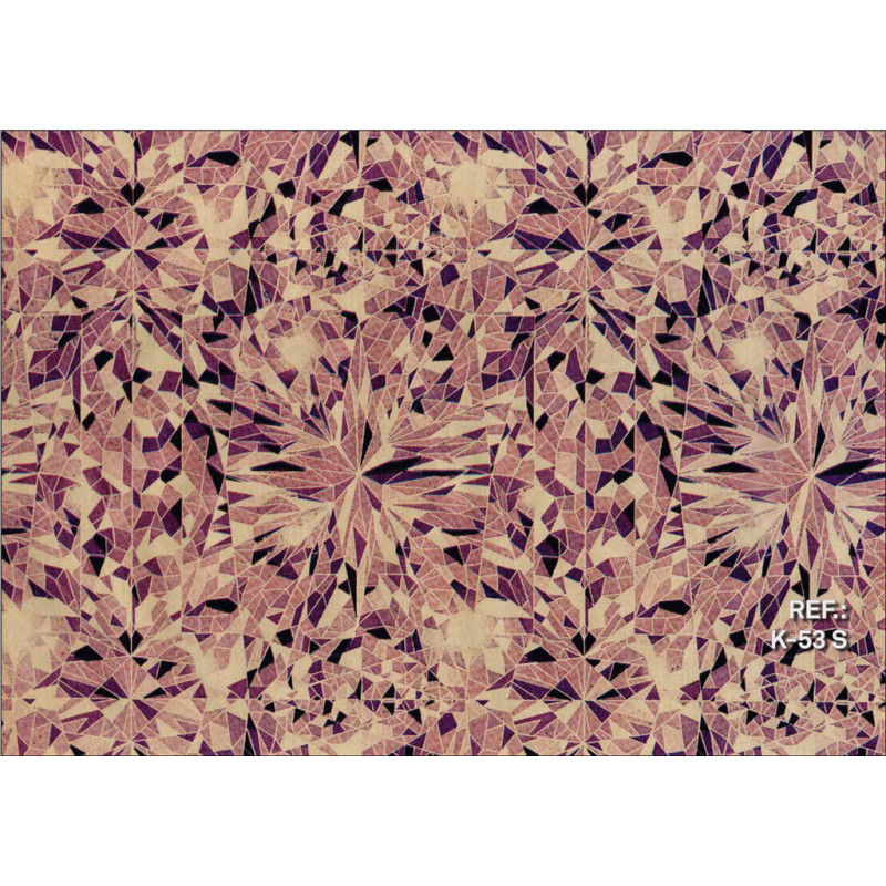 PAPEL REGALO ROLLO 62 SETIMPRES KRAFT PSICODELIA FUSCIA K53RS