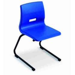 SILLA ESCOLAR MOD.243 PATIN TUBO ACERO POLIPROPILENO COLOR AA 36/39CM TAGAR