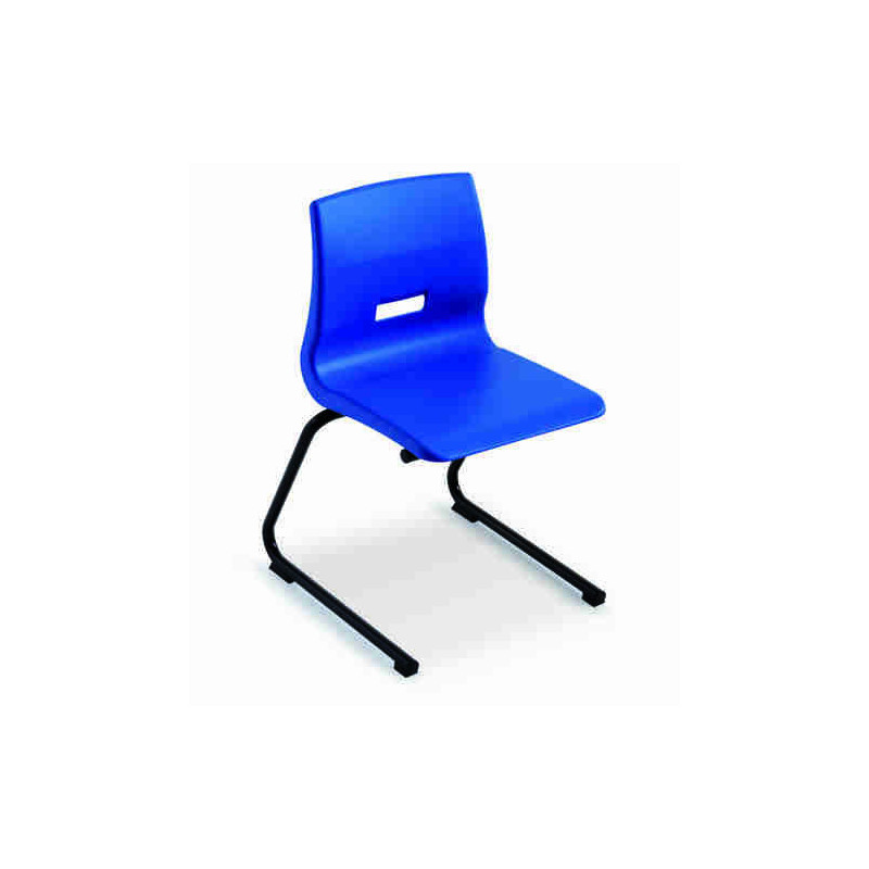 SILLA ESCOLAR MOD.243 PATIN TUBO ACERO POLIPROPILENO COLOR AA 36/39CM TAGAR