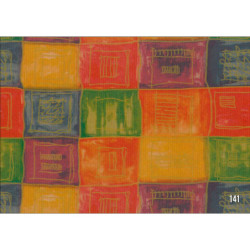 PAPEL REGALO ROLLO 62 SETIMPRES KRAFT CUADROS COLORES K7R