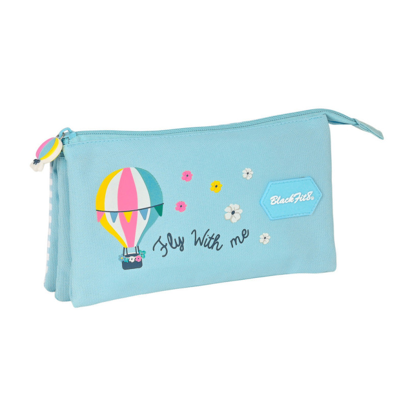 PORTATODO TRIPLE RECICLABLE BLACKFIT8 "FLY WITH ME" 842239744 12*22 SAFTA22