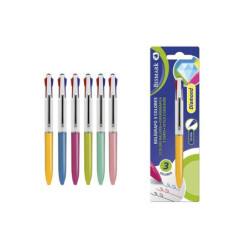 BOLIGRAFO 3 EN 1 BISMARK DIAMOND 330278 POESSA BLISTER (24)