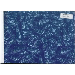 PAPEL REGALO ROLLO 62 HVS ESTUCADO ONDAS PUNTOS AZUL L2859