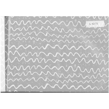 PAPEL REGALO ROLLO 62 HVS ESTUCADO OLAS PLATA BLANCO L4271