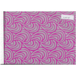 PAPEL REGALO ROLLO 62 HVS ESTUCADO DUNAS ROSA PLATA L4747