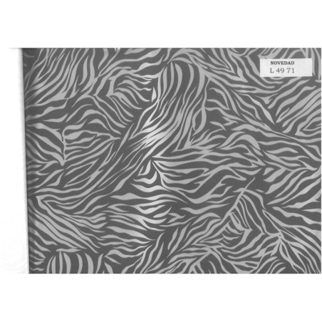 PAPEL REGALO ROLLO 62 HVS ESTUCADO SABANA PLATA L4971 ^