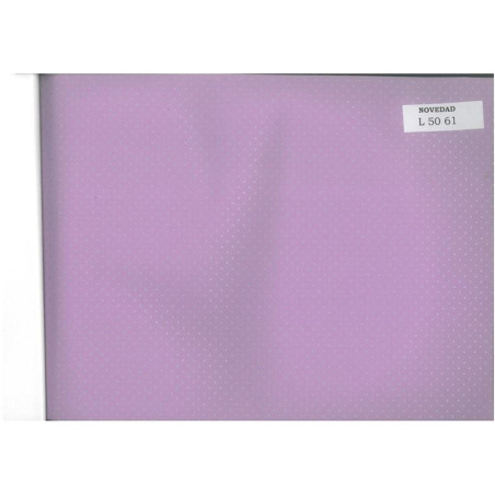 PAPEL REGALO ROLLO 62 HVS ESTUCADO PUNTOS LILA L5061