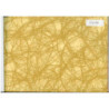 PAPEL REGALO ROLLO 62 HVS ESTUCADO RAYADO ORO CREMA L5109
