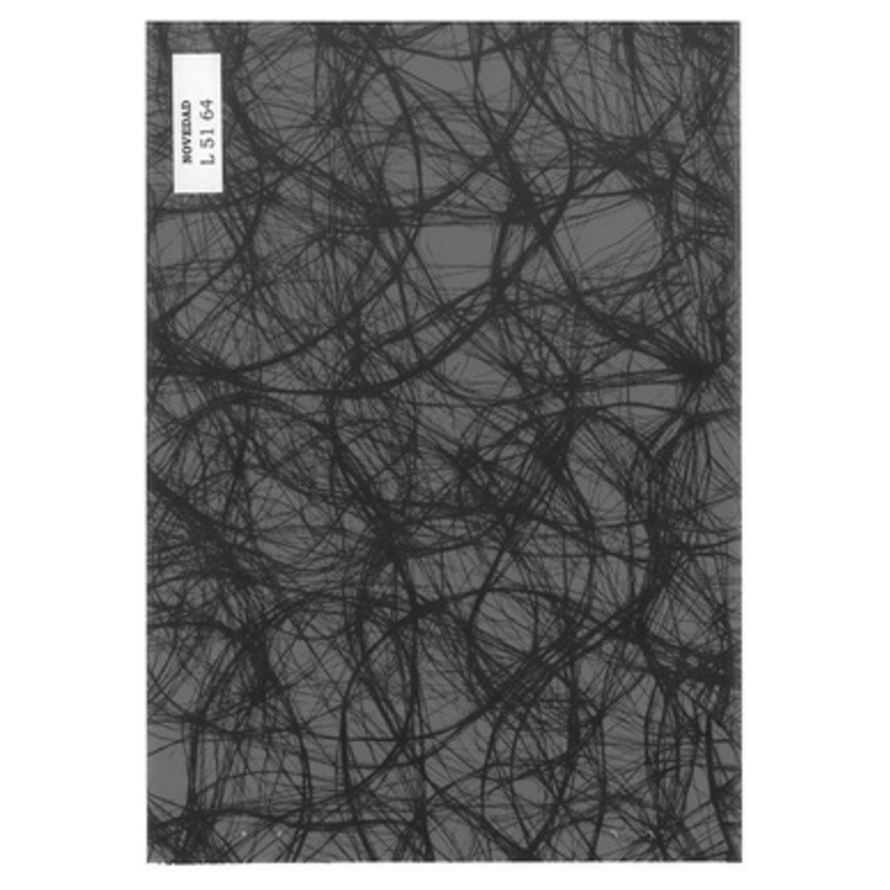 PAPEL REGALO ROLLO 62 HVS ESTUCADO RAYADO NEGRO GRIS L5164