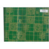PAPEL REGALO ROLLO 62 HVS ESTUCADO VERDE CUADROS L5958