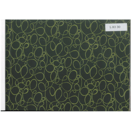 PAPEL REGALO ROLLO 62 HVS ESTUCADO TRAZOS ORO NEGRO L8330