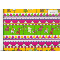 PAPEL REGALO ROLLO 62 HVS ESTUCADO INFANTIL TIOVIVO L8566