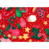 PAPEL REGALO ROLLO 62 SETIMPRES ESTUCADO NAVIDAD CALCETINES NOEL ROJO N11R