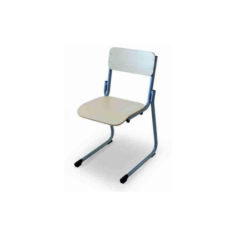 SILLA ESCOLAR PATÍN MOD.276 TUBO ACERO CONTRACHAPADO HAYA TAGAR
