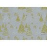 PAPEL REGALO ROLLO 62 SETIMPRES ESTUCADO NAVIDAD ARBOLES GRIS N16G