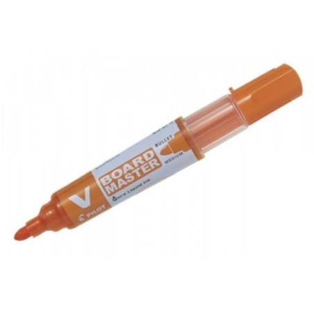 ROTULADOR PILOT PIZARRA BLANCA V BOARD NVBMNA NARANJA RECARGABLE C/10U