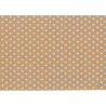 PAPEL REGALO ROLLO 62 SETIMPRES KRAFT PUNTOS BLANCO K37B