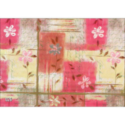 PAPEL REGALO ROLLO 31 SETIMPRES PACK 2U ESTUCADO CUADROS FLORES E14R