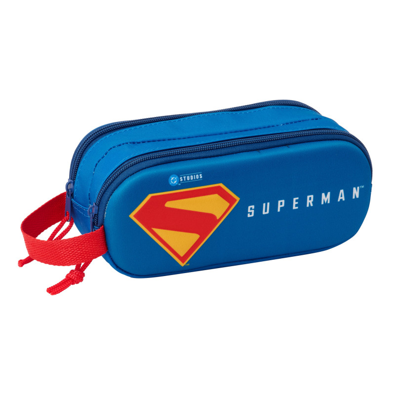 PORTATODO DOBLE 3D SUPERMAN 3D SAFTA25 VAC 822555512 MEDIDAS: 8*21