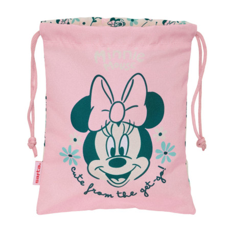 SAQUITO MERIENDA MINNIE MOUSE "MINTY" SAFTA26 812612237 25X20 UNIDAD
