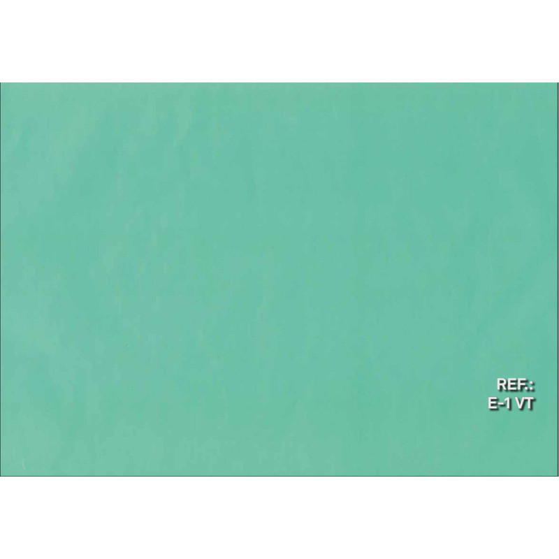 PAPEL REGALO ROLLO 31 SETIMPRES ESTUCADO LISO VERDE TURQUESA E1VT PACK 2U