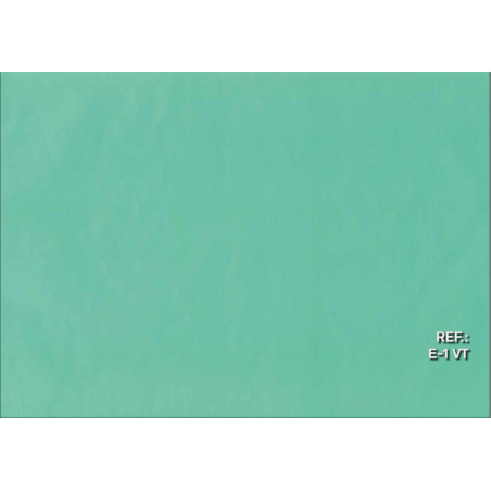 PAPEL REGALO ROLLO 31 SETIMPRES ESTUCADO LISO VERDE TURQUESA E1VT PACK 2U