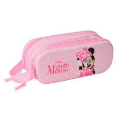 PORTATODO DOBLE 3D MINNIE MOUSE 3D SAFTA26 822551512 8X21 UNIDAD