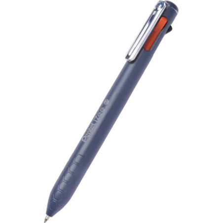 BOLIGRAFO PENTEL 4 COLORES 0,7 CLIP METAL AZUL MARINO UNIDAD BXC467DC-1E