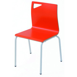 SILLA INFANTIL MOD.D314 TUBO ACERO CARCASA CONTRACHAPADO HAYA. DIF. ALTURAS TAGAR