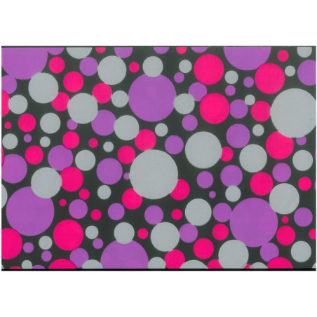 PAPEL REGALO ROLLO 31 SETIMPRES PACK 2U ESTUCADO CIRCULOS ROSA E28RS