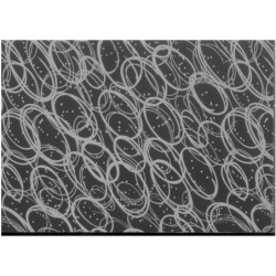 PAPEL REGALO ROLLO 31 SETIMPRES PACK 2U ESTUCADO RAYADO NEGRO PLATA E31N