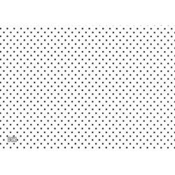PAPEL REGALO ROLLO 31 SETIMPRES PACK 2U ESTUCADO BLANCO PUNTOS NEGRO E41B