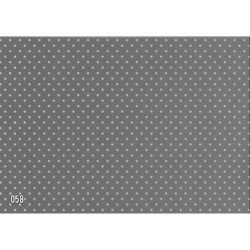 PAPEL REGALO ROLLO 31 SETIMPRES PACK 2U ESTUCADO GRIS PUNTOS PLATA E41G