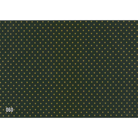 PAPEL REGALO ROLLO 31 SETIMPRES PACK 2U ESTUCADO NEGRO PUNTOS ORO E41N