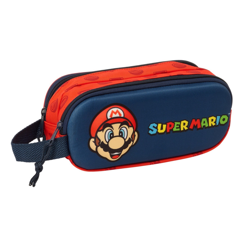 PORTATODO DOBLE 3D SUPER MARIO 3D SAFTA26 822477512 8X21 UNIDAD