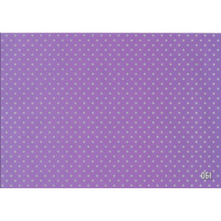 PAPEL REGALO ROLLO 31 SETIMPRES PACK 2U ESTUCADO VIOLETA PUNTOS PLATA E41VL