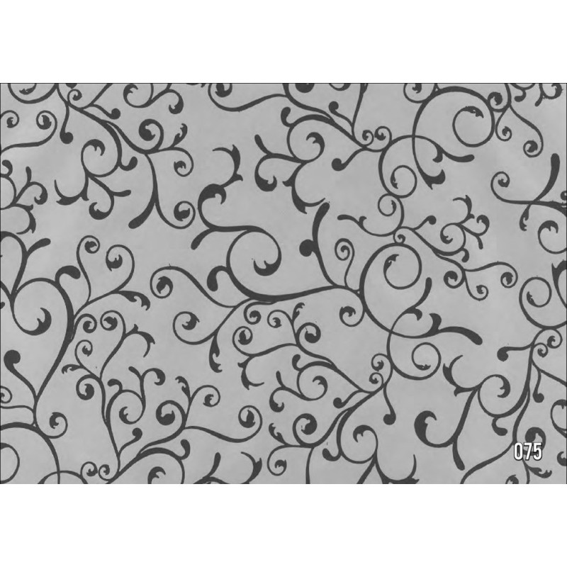 PAPEL REGALO ROLLO 31 SETIMPRES PACK 2U ESTUCADO PLATA RAMAS NEGRO E49P