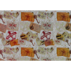 PAPEL REGALO ROLLO 31 SETIMPRES PACK 2U ESTUCADO VINTAGE PLATA E50P