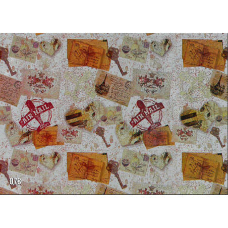 PAPEL REGALO ROLLO 31 SETIMPRES PACK 2U ESTUCADO VINTAGE PLATA E50P