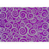 PAPEL REGALO ROLLO 31 SETIMPRES PACK 2U ESTUCADO VIOLETA ESPIRALES PLATA E51VL