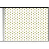 PAPEL REGALO ROLLO 31 SETIMPRES PACK 2U ESTUCADO BLANCO PUNTOS ORO E52BO