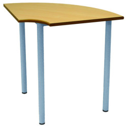 MESA 1/4 CIRCULO MOD.E143 TUBO ACERO TAPA LAMINADO TAGAR
