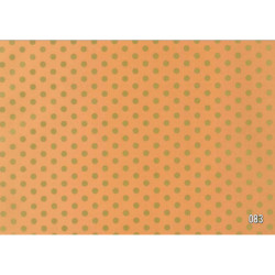 PAPEL REGALO ROLLO 31 SETIMPRES PACK 2U ESTUCADO CREMA PUNTOS ORO E52OR